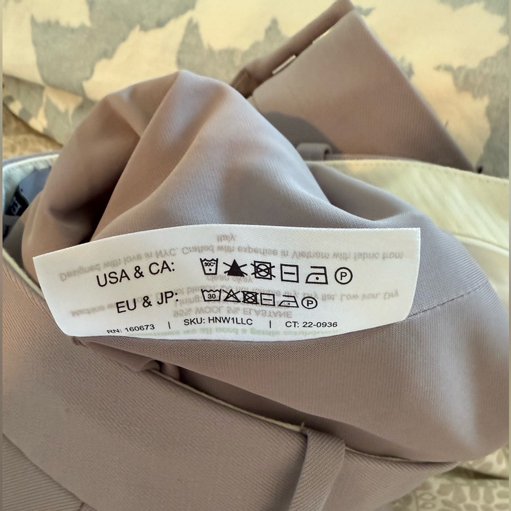 M.M. LaFleur the Horton Pants wool size 0 lilac - Picture 7 of 9